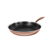 Hybrid stegepande 20 cm Rose Gold – 3-lags stål med keramisk PFAS-fri nonstick belægning – Casper Sobczyk