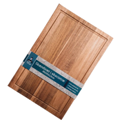 Skærebræt i massivt akaciatræ 45×30×2,5 cm – robust og elegant skærebræt – Casper Sobczyk