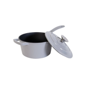 Støbejerns Kasserolle, Emaljeret - 19 cm