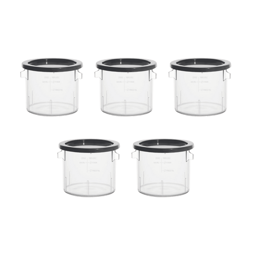5 x 500 ml beholdere