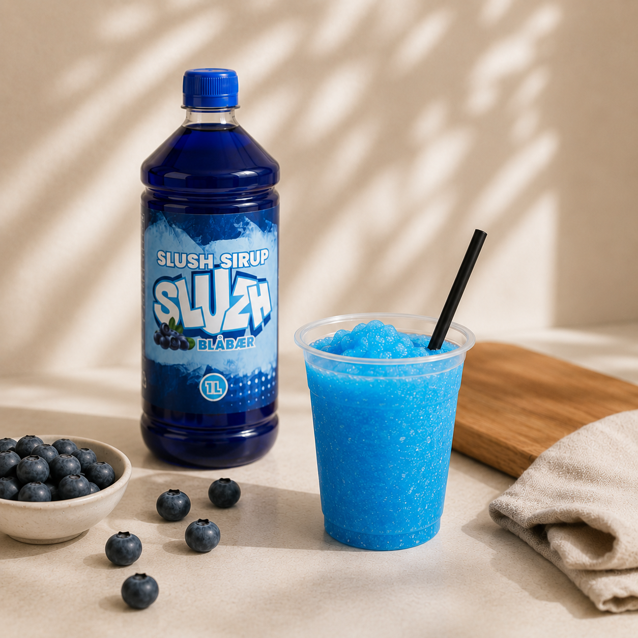 Blåbær Sirup (koncentrat) 1000 ml