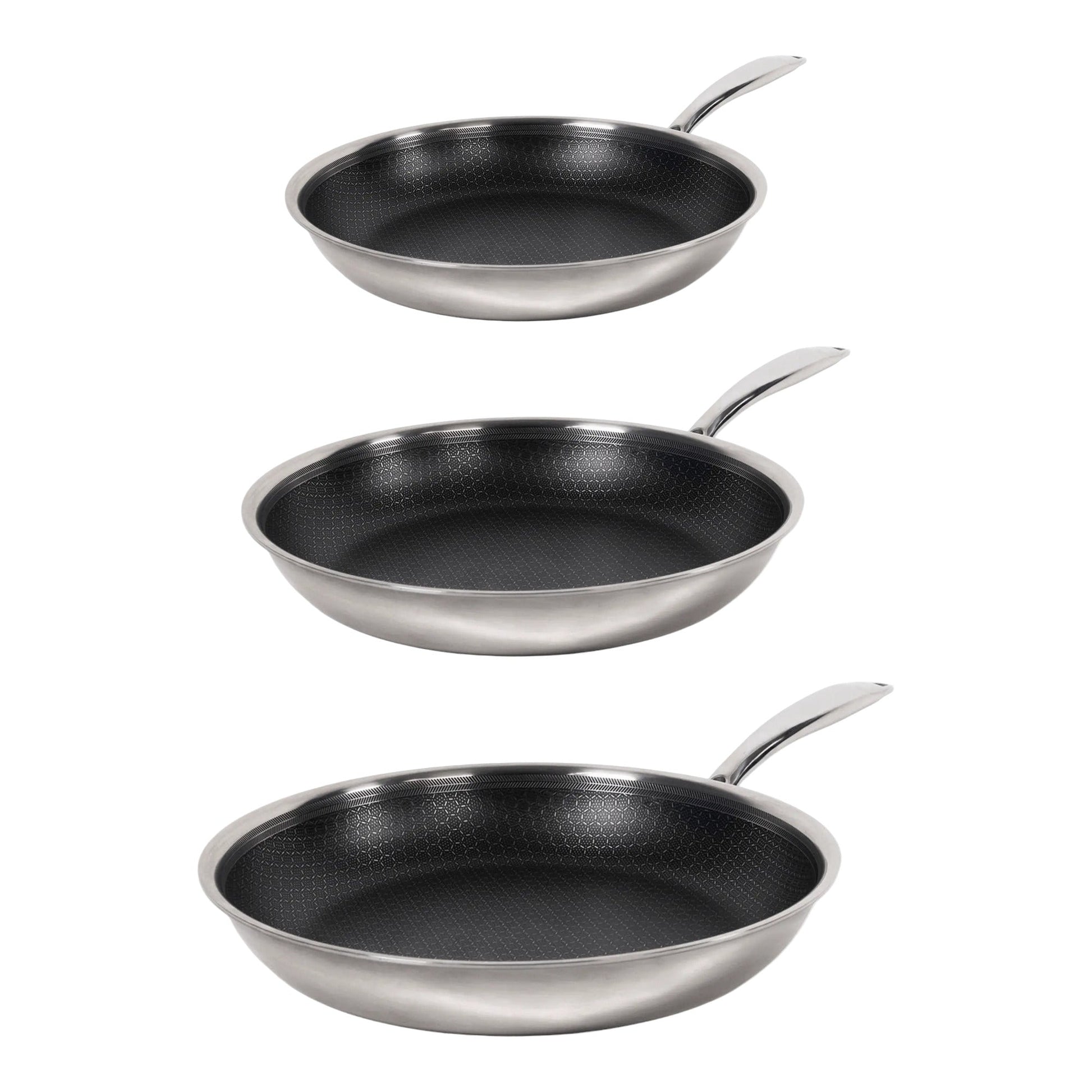 Hybrid Stegepandesæt Ø24, Ø28 og Ø32 cm