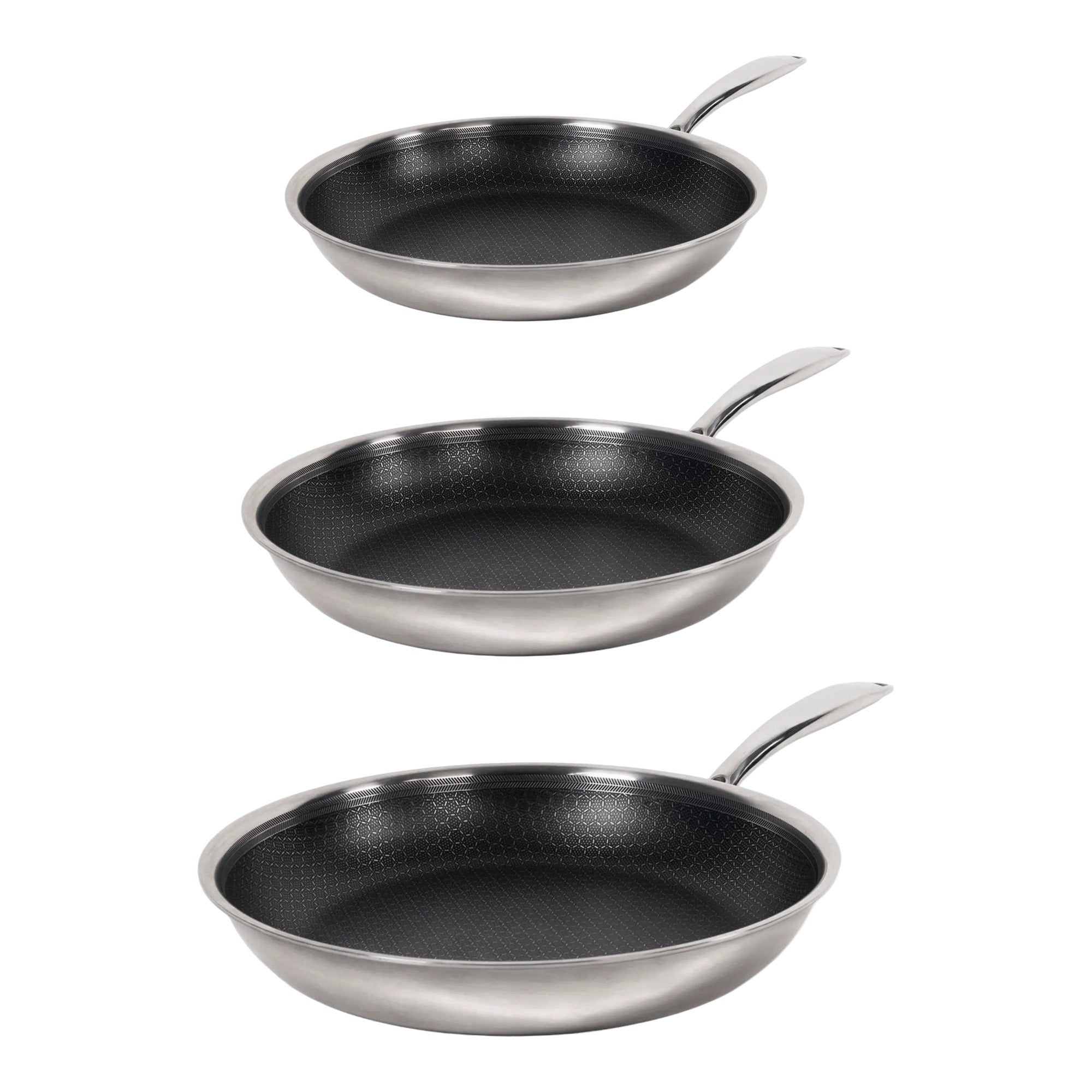 Hybrid Stegepandesæt Ø24, Ø28 og Ø32 cm