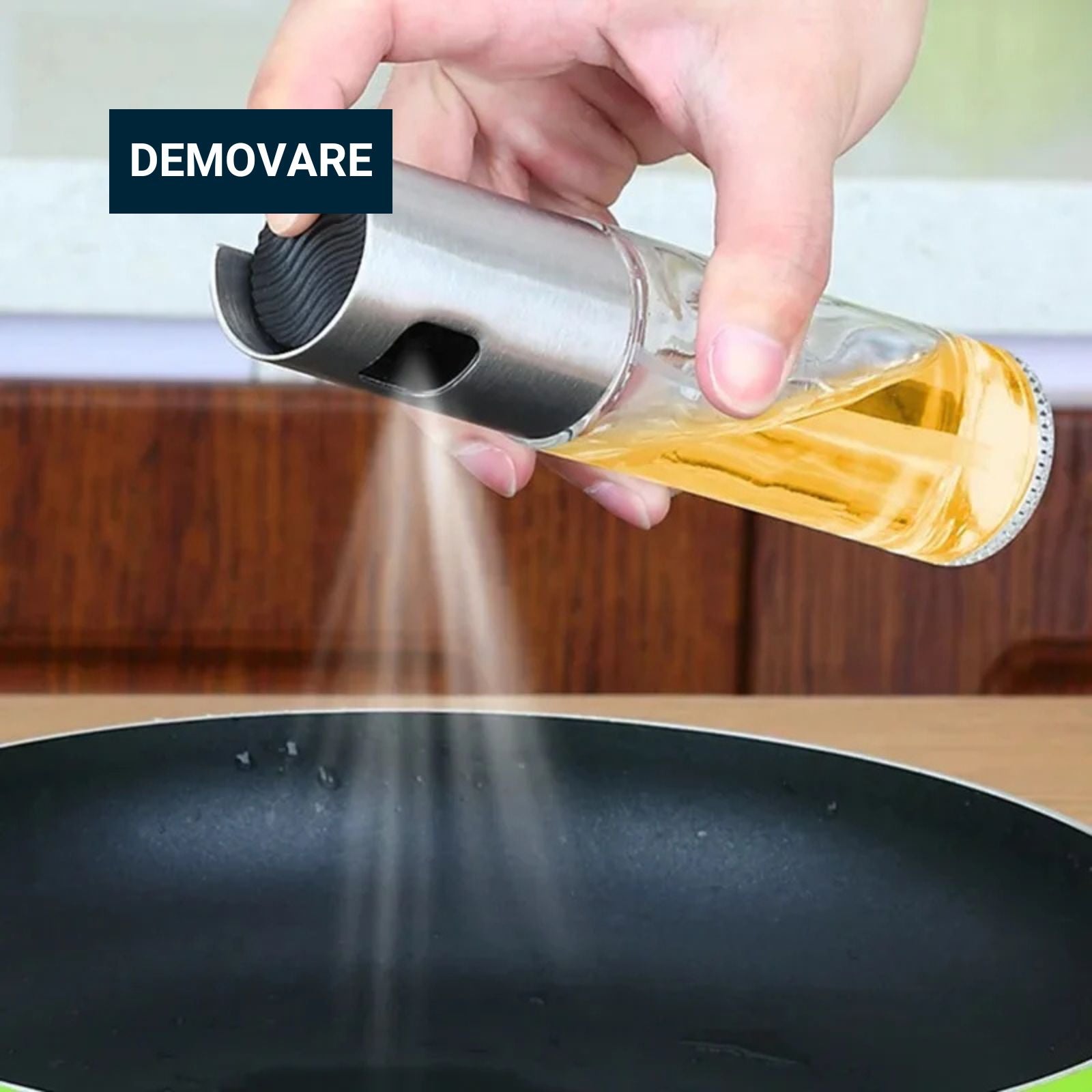 Olie Sprayflaske i Glas, 100 ml *DEMO*