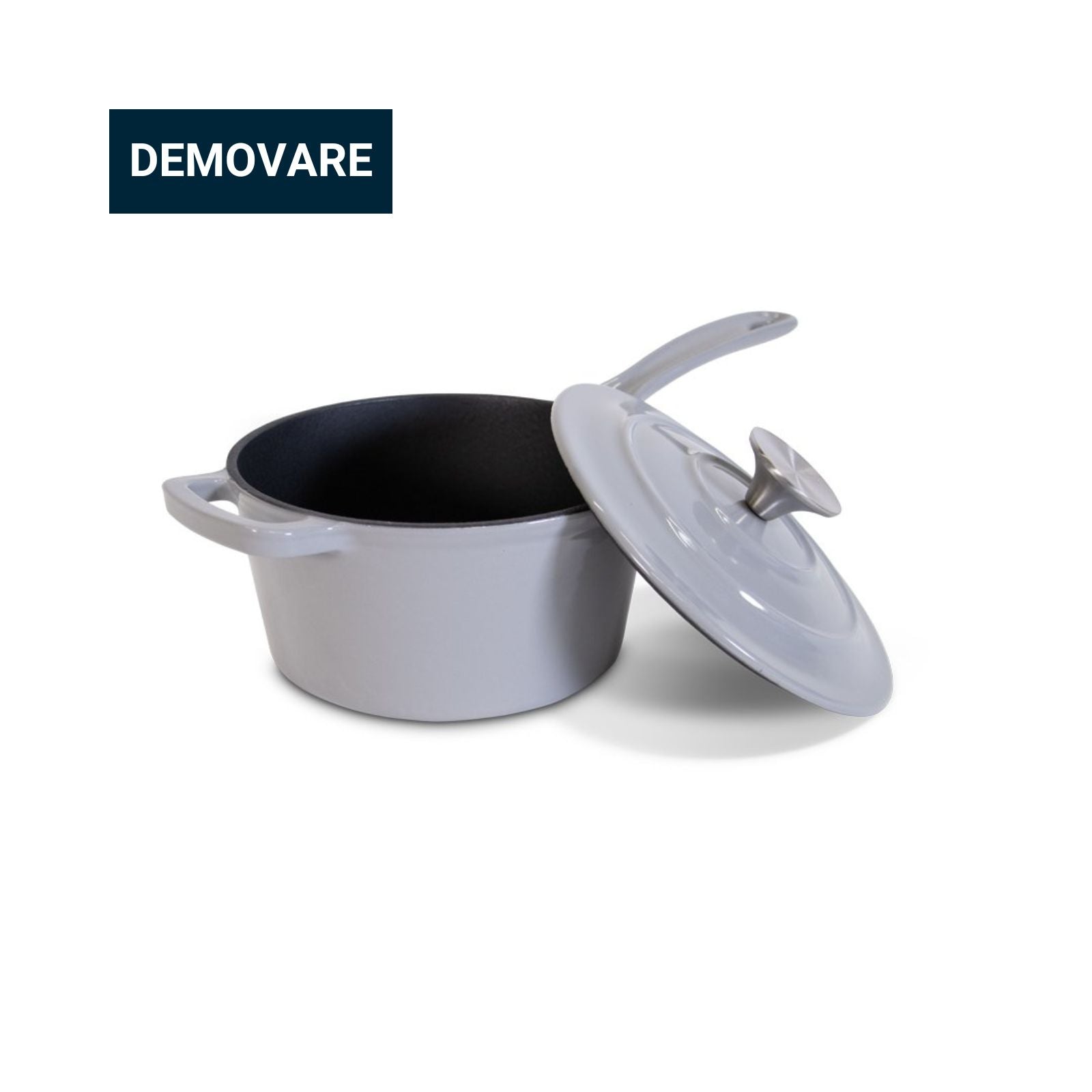 Støbejerns Kasserolle, Emaljeret - 19 cm *DEMO*