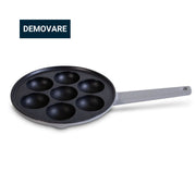 Støbejerns Æbleskivepande, Emaljeret - Ø20,5 cm *DEMO*