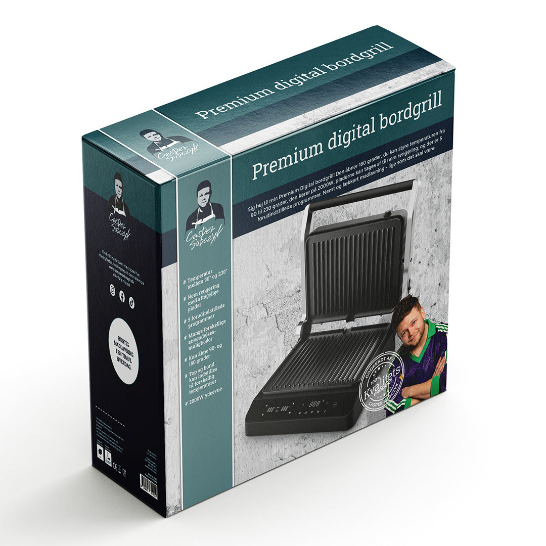 Premium Digital Bordgrill, 2000W *DEMO*