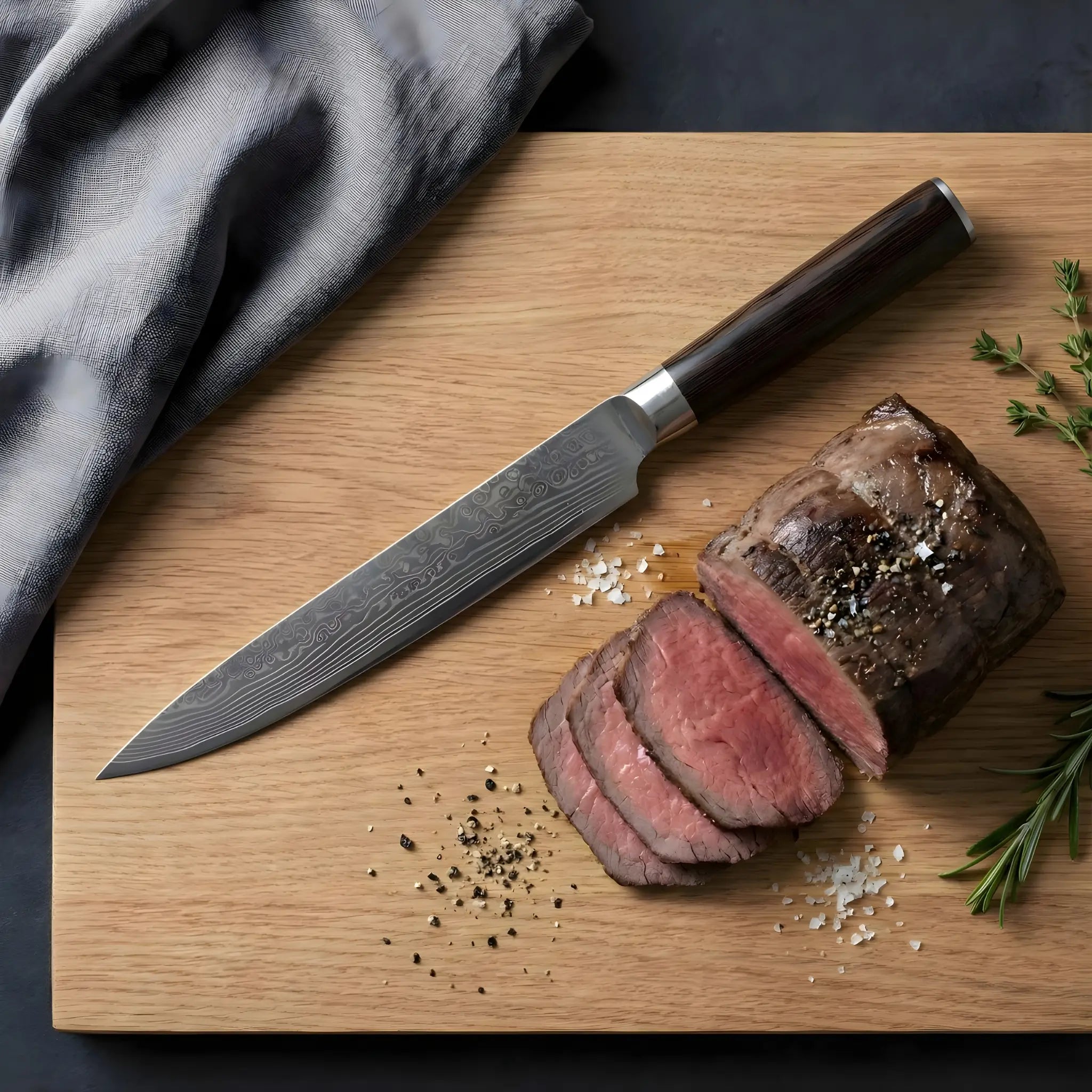 Damaskus Forskærerkniv 20 cm