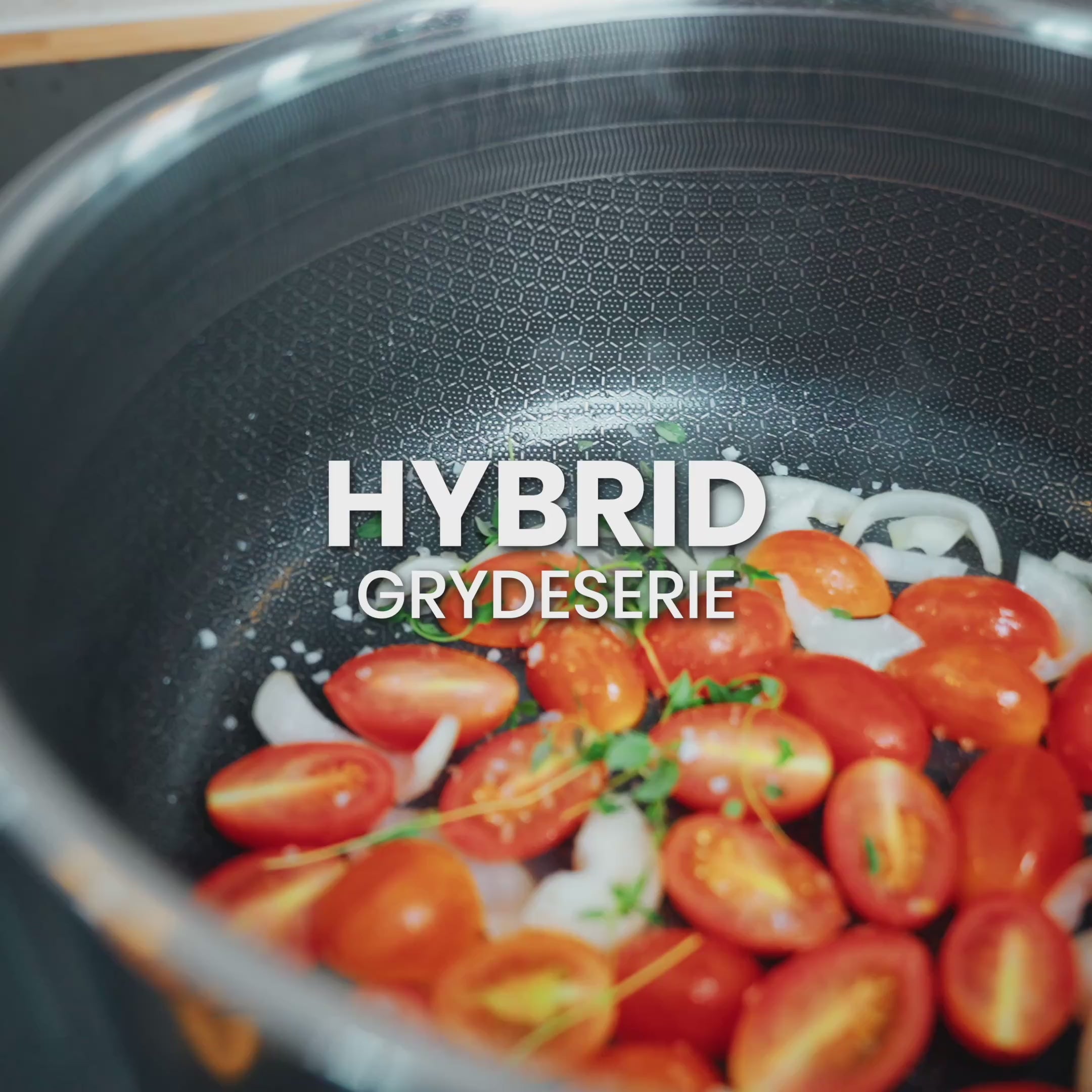 Indlæs video: Hybrid Gryde m. låg Ø28cm - 7,1L