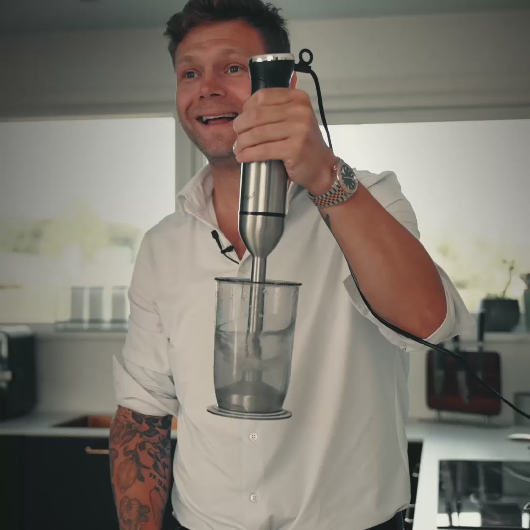 Indlæs video: Stavblender 3 dele - 1300W
