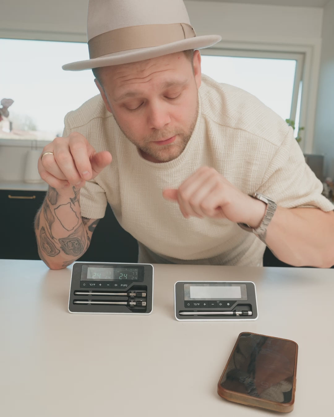 Indlæs video: Bluetooth Stegetermometer med 1 Probe