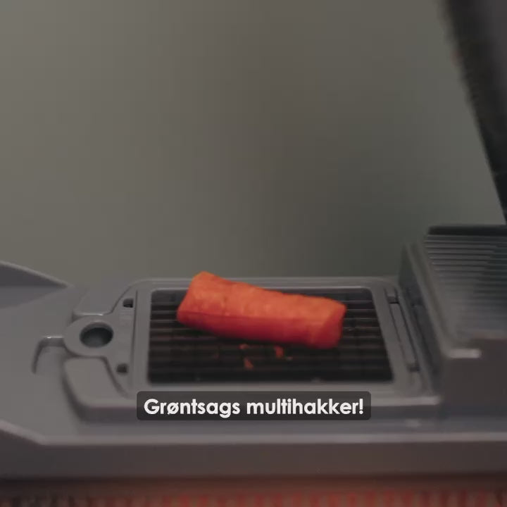 Indlæs video: Multifunktionel Grøntsagshakker Med Flere Dele *DEMO*