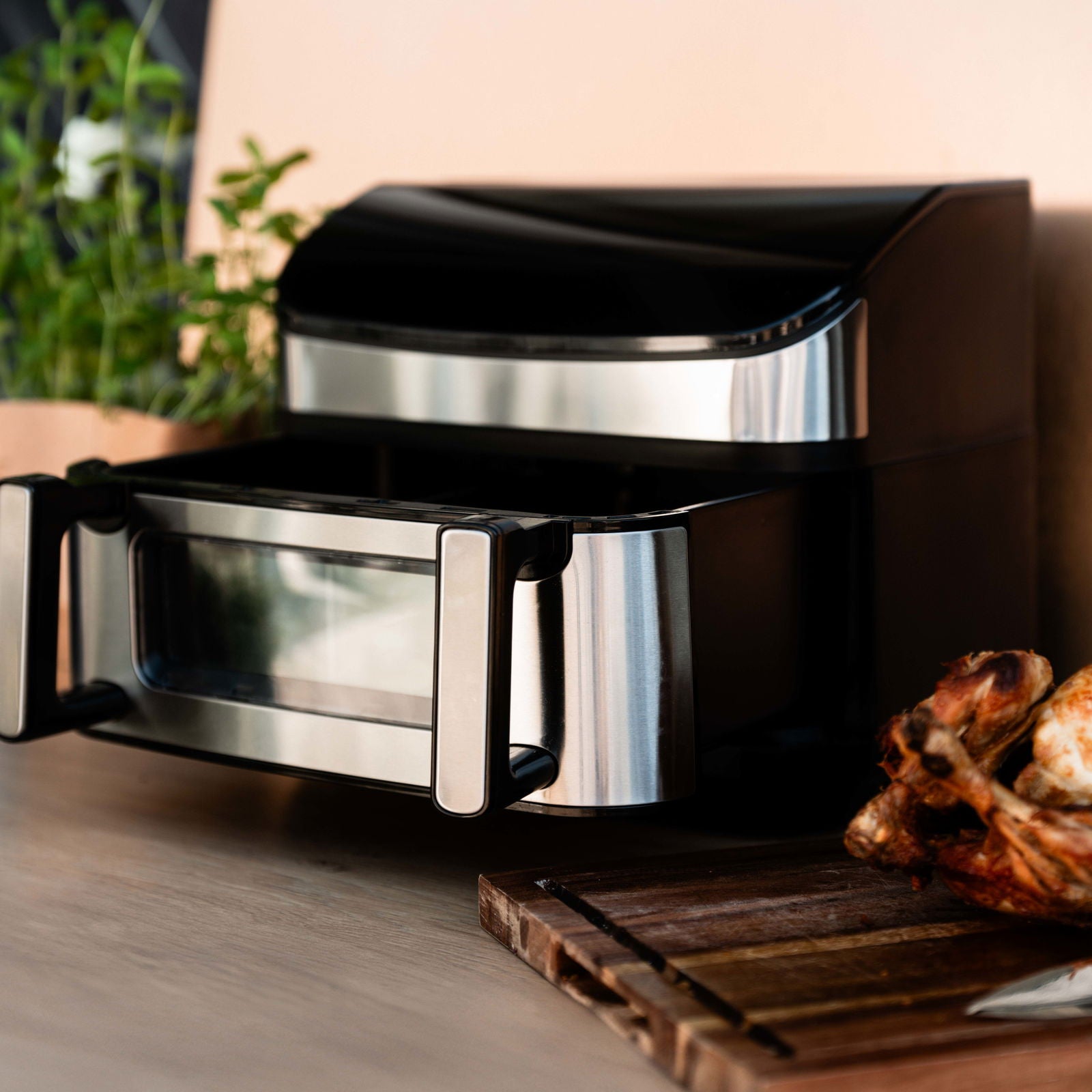 DualFry Fusion Airfryer 10,5L Pakkeløsning – Inkl. 2 x 4,5L Skuffer
