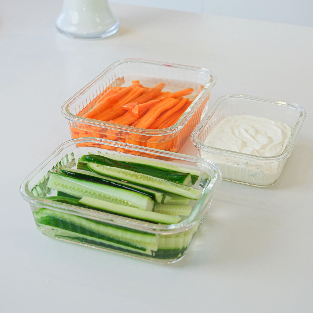 Opbevaring i glas – 3 stk.