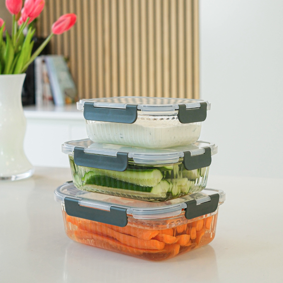 Opbevaring i glas – 3 stk.